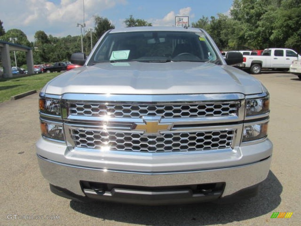 2014 Silverado 1500 LT Double Cab 4x4 - Silver Ice Metallic / Jet Black photo #10