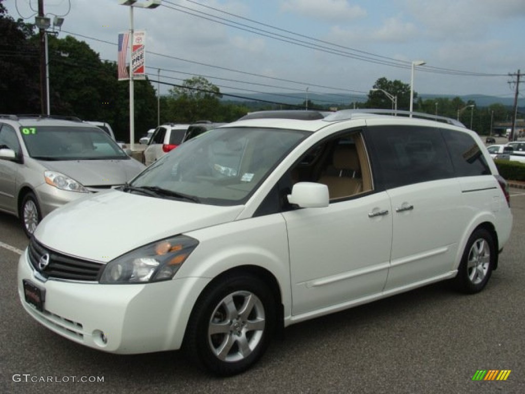 2007 Quest 3.5 SE - Nordic White Pearl / Beige photo #3