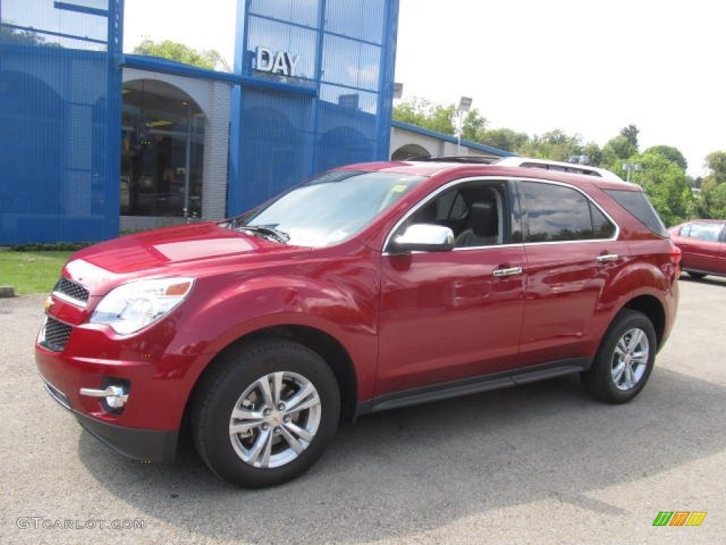 2013 Equinox LTZ AWD - Crystal Red Tintcoat / Jet Black photo #1