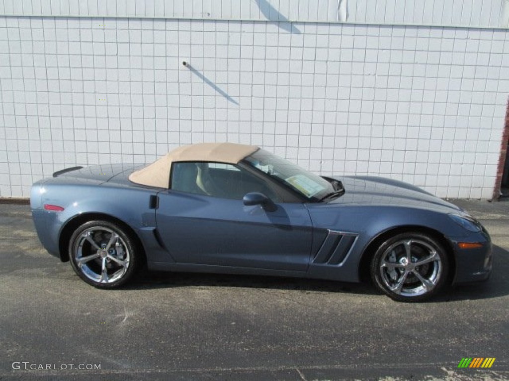 Supersonic Blue Metallic 2011 Chevrolet Corvette Grand Sport Convertible Exterior Photo #85211222