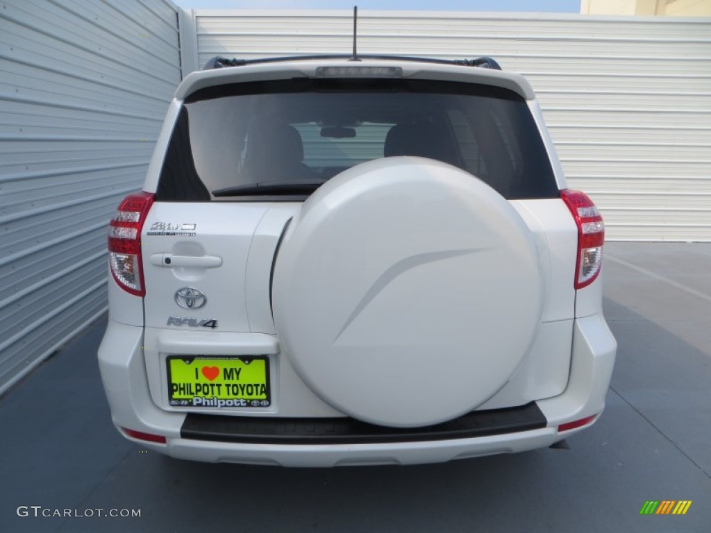 2012 RAV4 Limited - Blizzard White Pearl / Ash photo #5