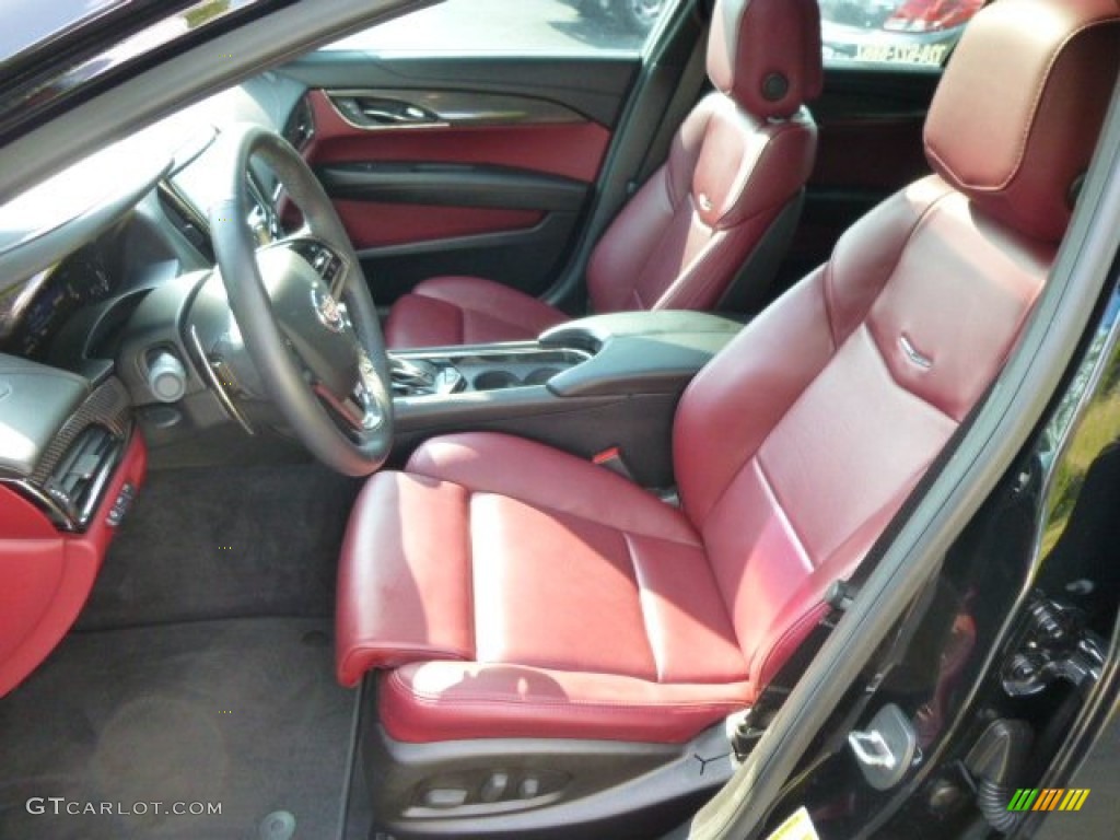Morello Red Jet Black Accents Interior 2013 Cadillac Ats 3 6