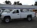 2014 Summit White Chevrolet Silverado 3500HD WT Regular Cab 4x4  photo #3