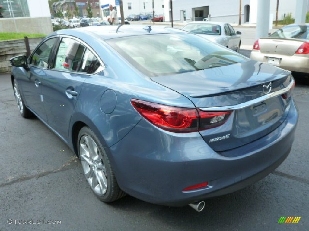 2014 MAZDA6 Grand Touring - Blue Reflex Mica / Sand photo #3