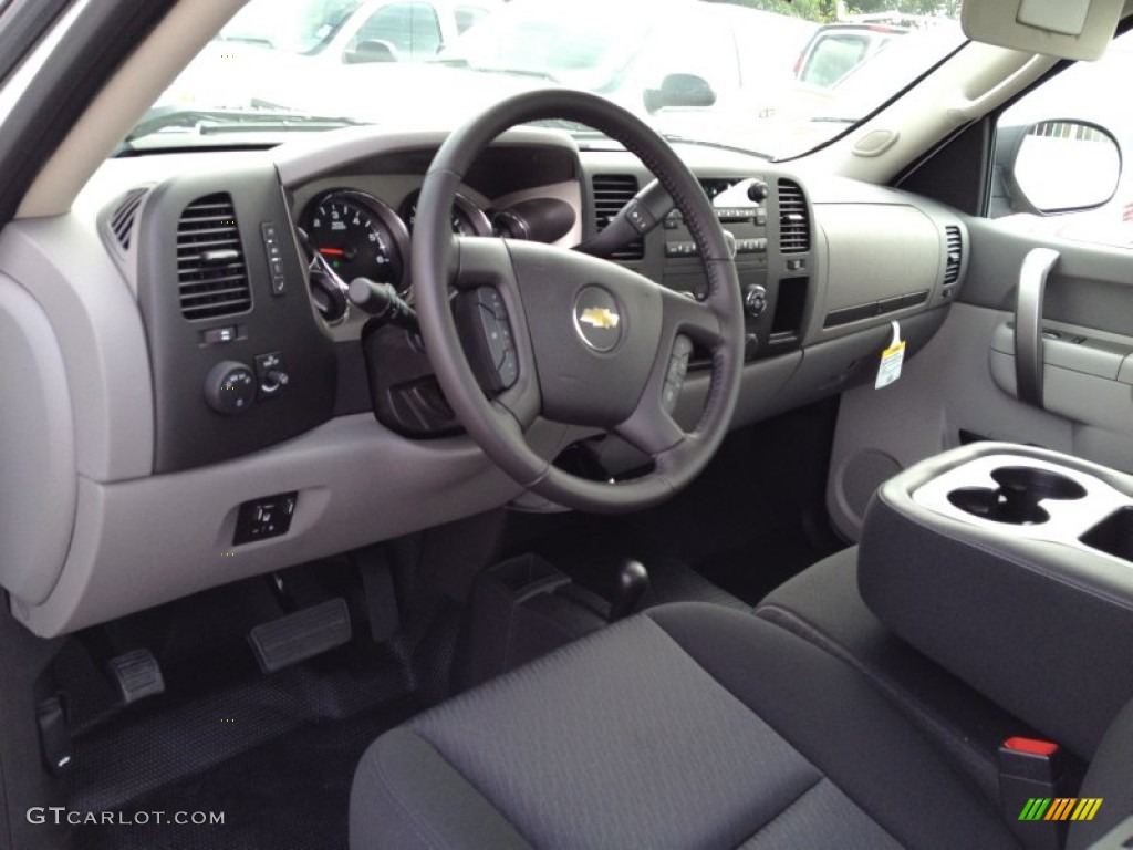 Dark Titanium Interior 2014 Chevrolet Silverado 3500HD WT Regular Cab 4x4 Photo #85212868