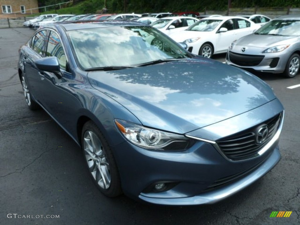 2014 MAZDA6 Grand Touring - Blue Reflex Mica / Sand photo #7