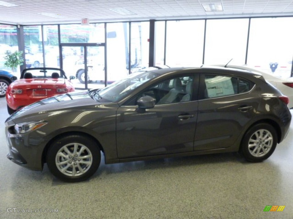 2014 MAZDA3 i Touring 5 Door - Titanium Flash Mica / Sand photo #2