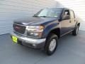 2008 Midnight Blue Metallic GMC Canyon SLE Crew Cab  photo #7