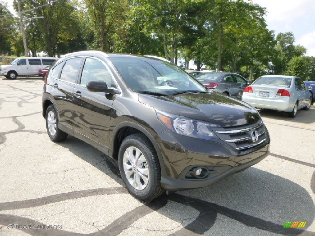 Kona Coffee Metallic 2014 Honda CR-V EX-L AWD Exterior Photo #85215641