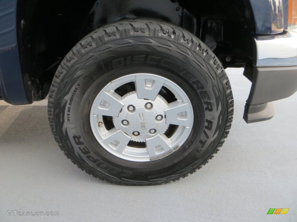 2008 Canyon SLE Crew Cab - Midnight Blue Metallic / Light Tan photo #14