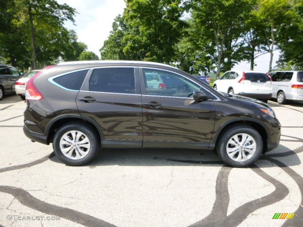 Kona Coffee Metallic 2014 Honda CR-V EX-L AWD Exterior Photo #85215662