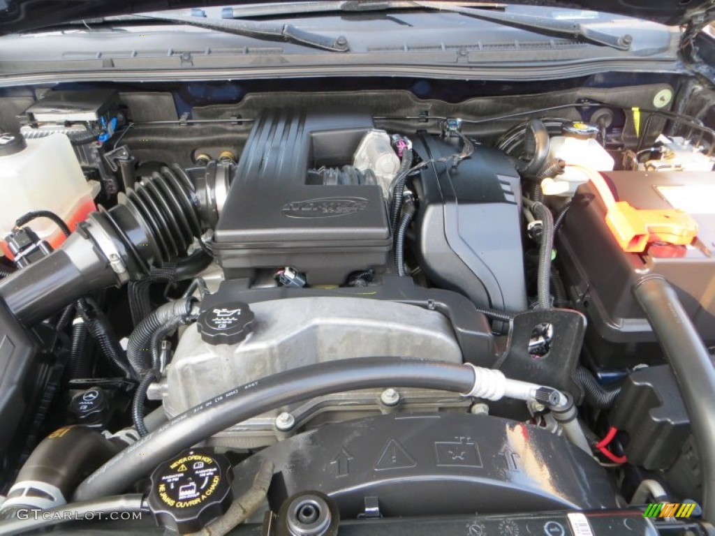 2008 Canyon SLE Crew Cab - Midnight Blue Metallic / Light Tan photo #19