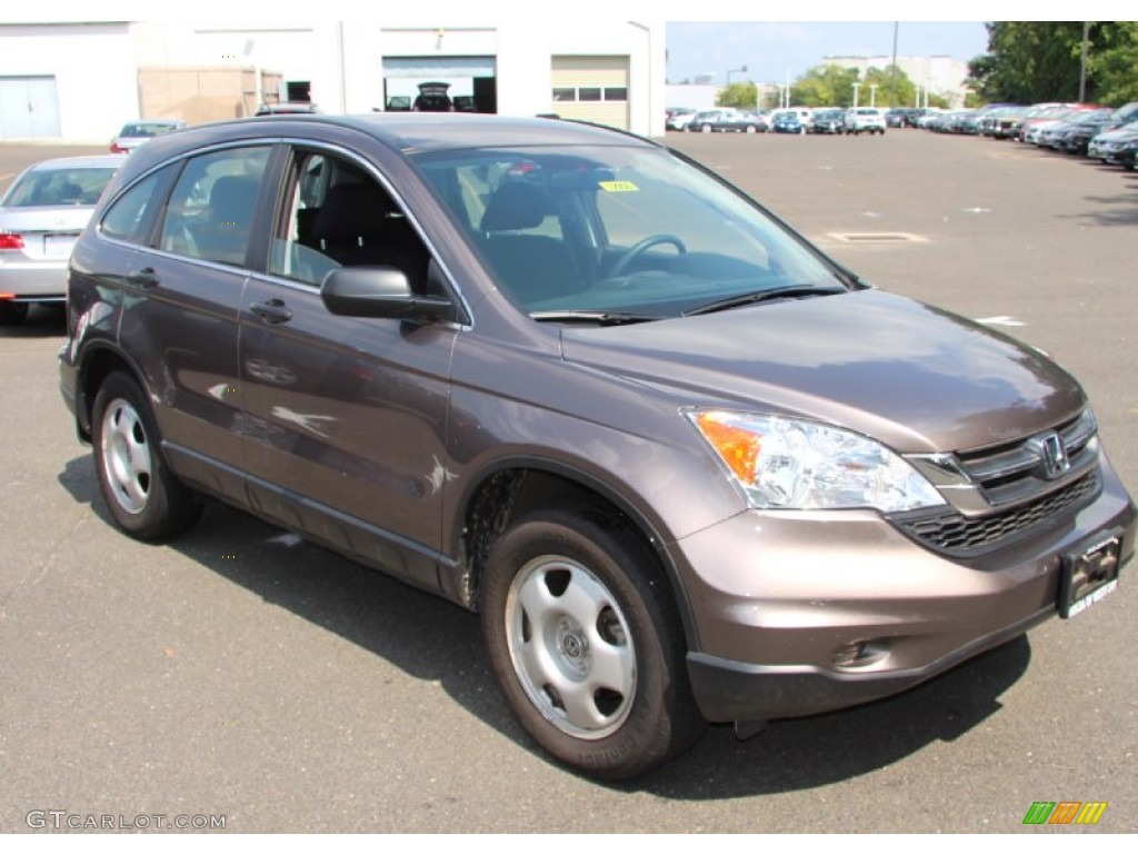 2011 CR-V LX 4WD - Urban Titanium Metallic / Black photo #3