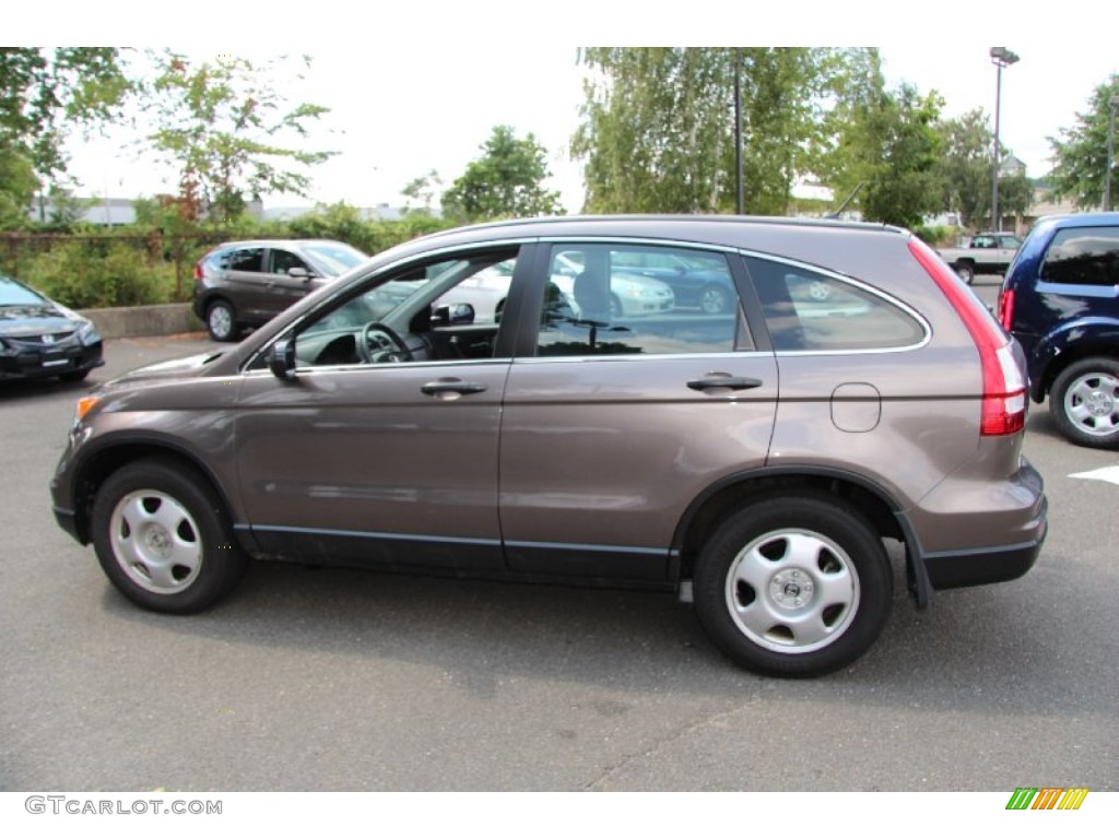 2011 CR-V LX 4WD - Urban Titanium Metallic / Black photo #11