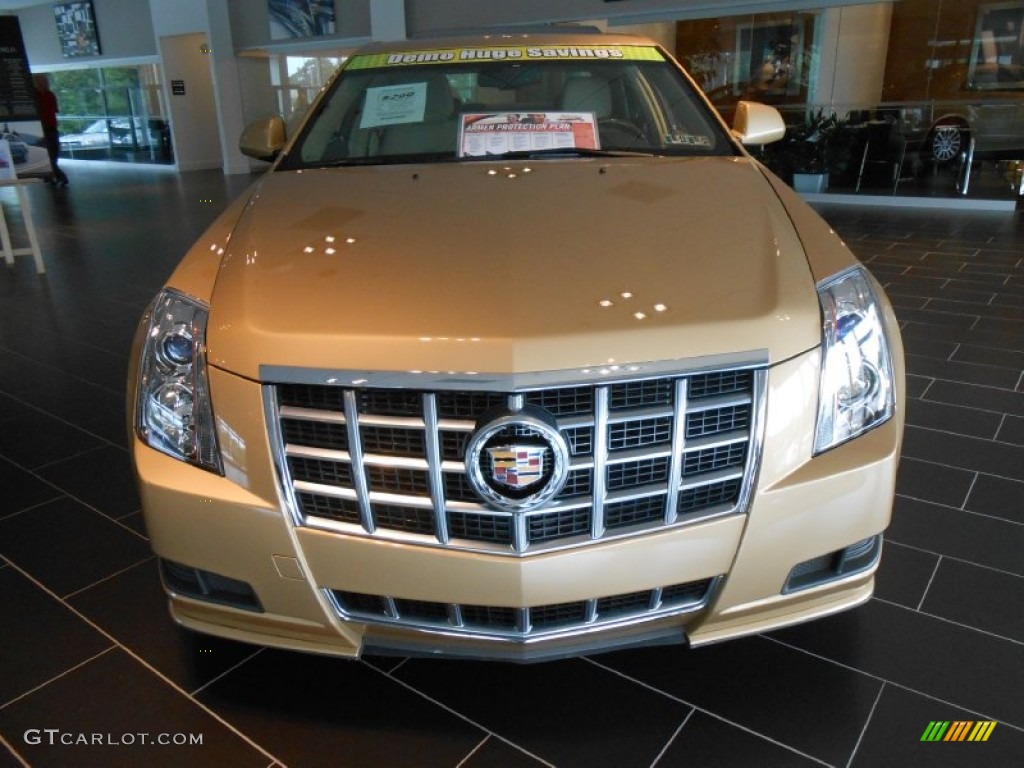 2013 CTS 4 3.0 AWD Sedan - Summer Gold Metallic / Cashmere/Cocoa photo #2