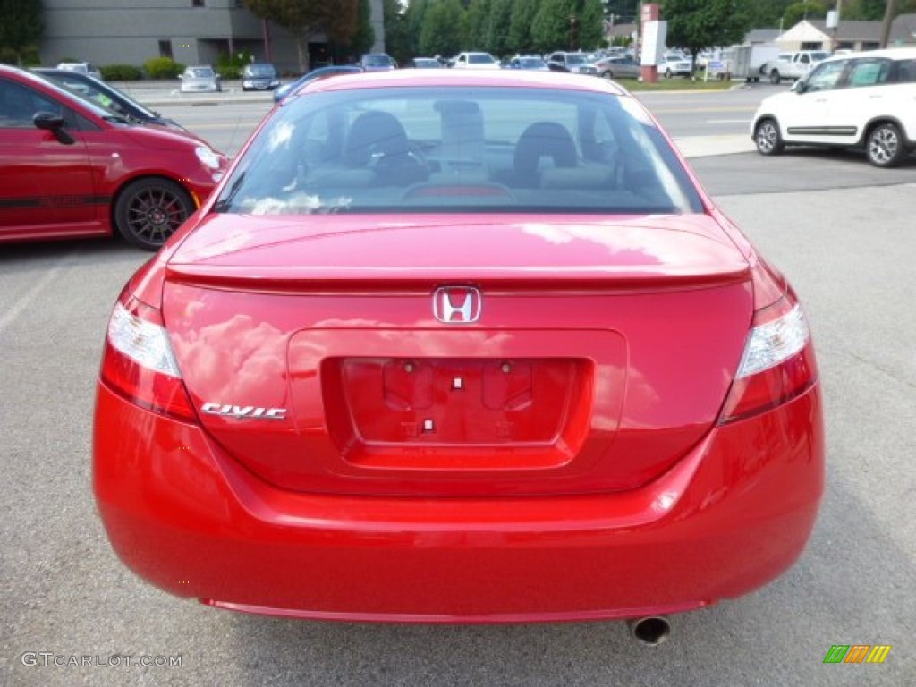 2008 Civic EX Coupe - Rallye Red / Black photo #6