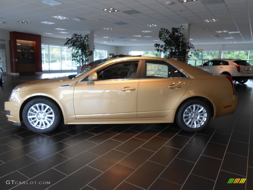 2013 CTS 4 3.0 AWD Sedan - Summer Gold Metallic / Cashmere/Cocoa photo #4