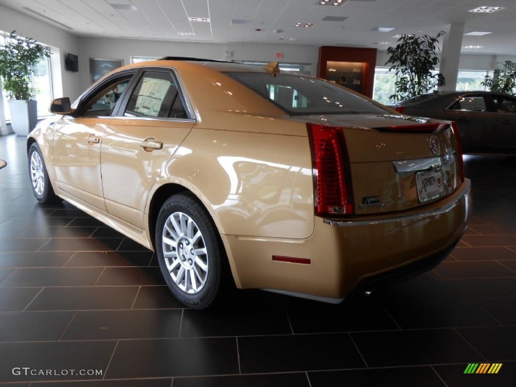 2013 CTS 4 3.0 AWD Sedan - Summer Gold Metallic / Cashmere/Cocoa photo #5