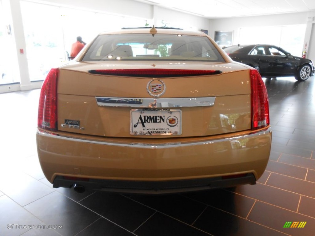 2013 CTS 4 3.0 AWD Sedan - Summer Gold Metallic / Cashmere/Cocoa photo #6