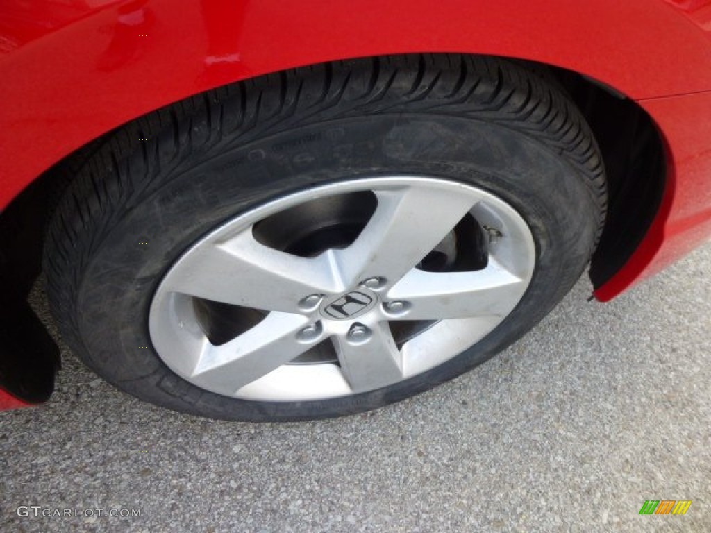 2008 Civic EX Coupe - Rallye Red / Black photo #9