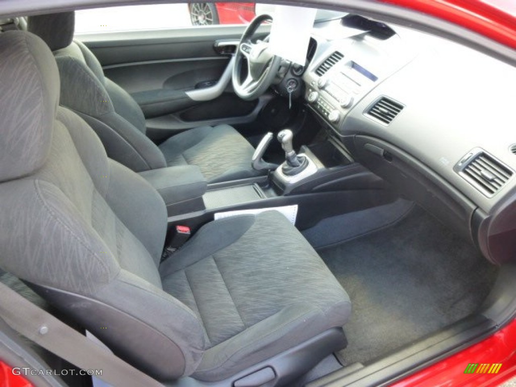 2008 Civic EX Coupe - Rallye Red / Black photo #10