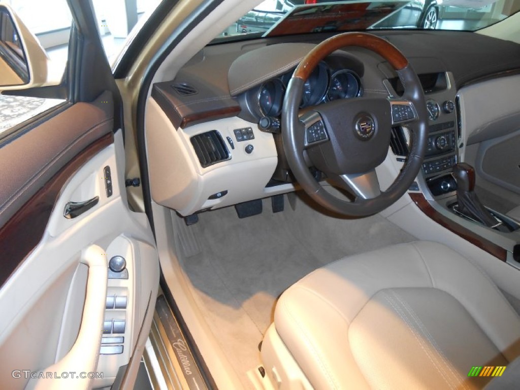 2013 CTS 4 3.0 AWD Sedan - Summer Gold Metallic / Cashmere/Cocoa photo #7
