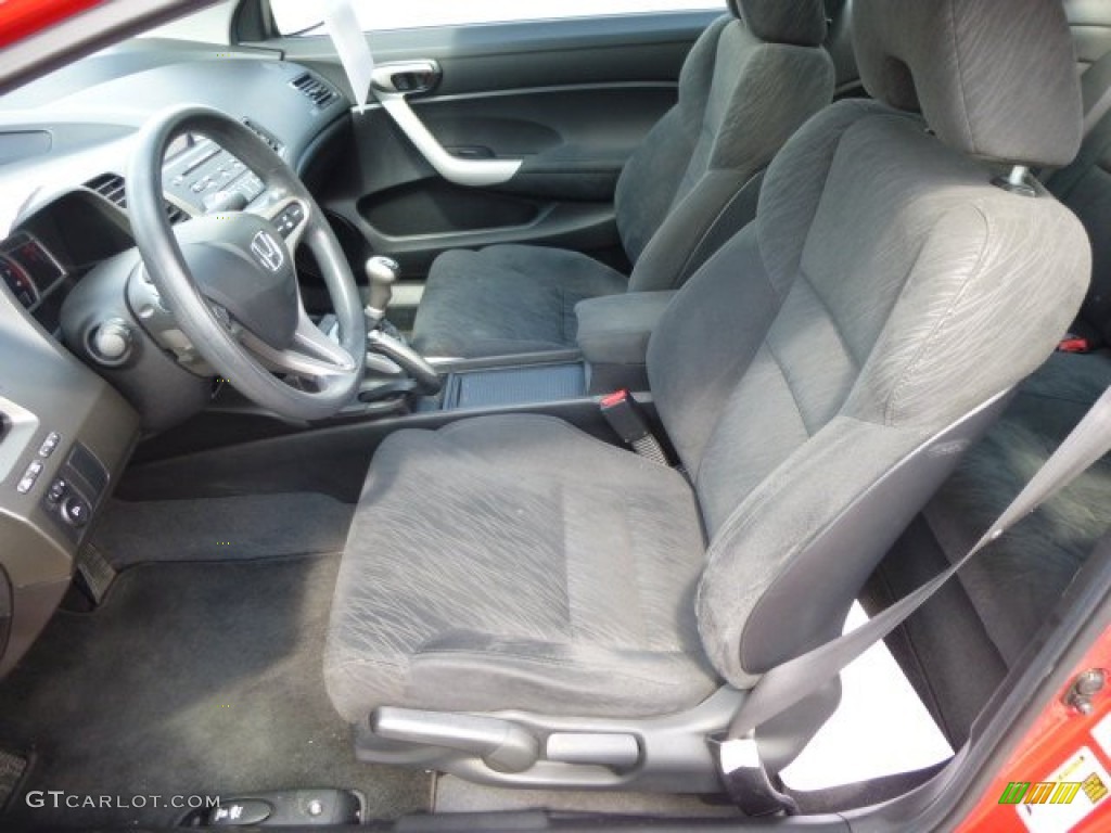 2008 Civic EX Coupe - Rallye Red / Black photo #15