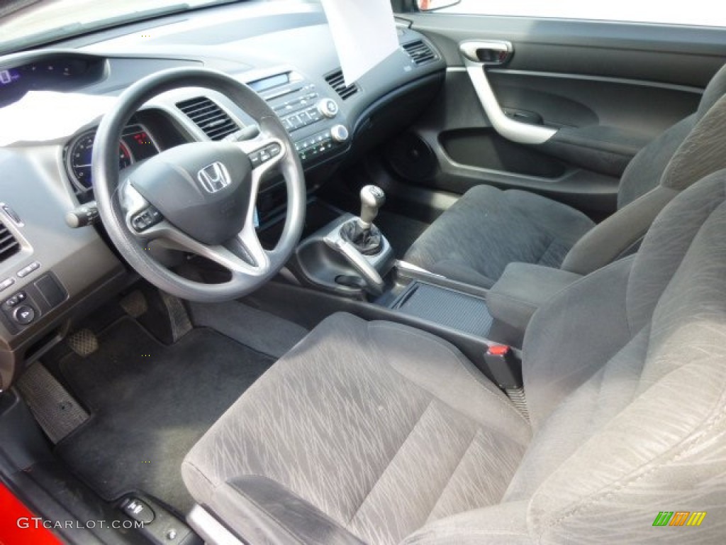 2008 Civic EX Coupe - Rallye Red / Black photo #16