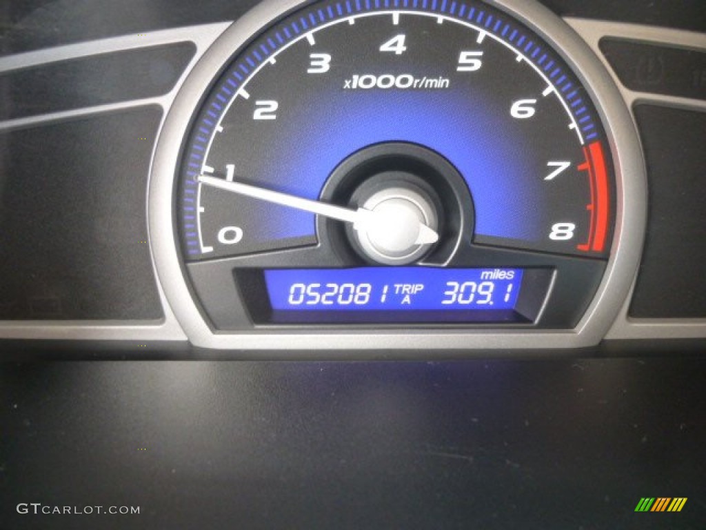 2008 Civic EX Coupe - Rallye Red / Black photo #20