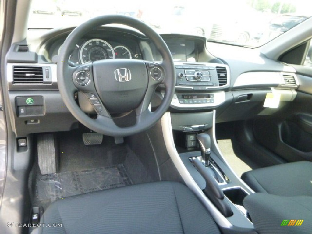 Black Interior 2014 Honda Accord LX Sedan Photo #85217888