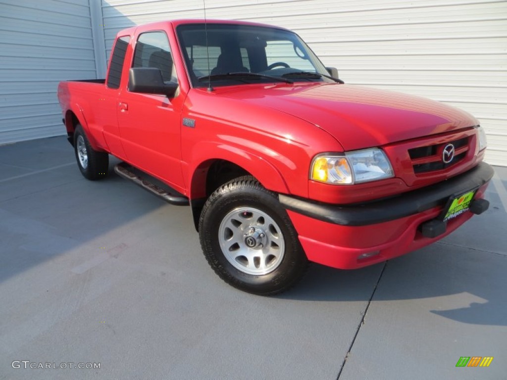 2006 B-Series Truck B3000 Dual Sport Cab Plus 4 - Volcanic Red / Graphite photo #2