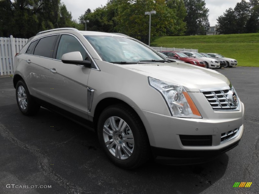 Silver Coast Metallic 2014 Cadillac SRX Luxury Exterior Photo #85218183