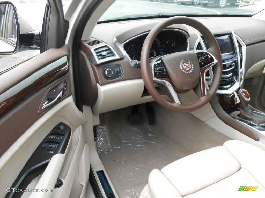 Shale/Brownstone Interior 2014 Cadillac SRX Luxury Photo #85218281