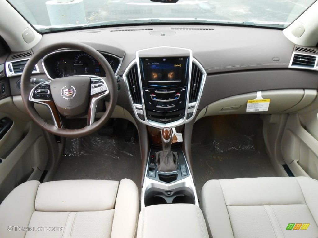 2014 Cadillac SRX Luxury Shale/Brownstone Dashboard Photo #85218347