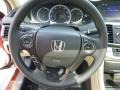 Ivory 2014 Honda Accord EX Sedan Steering Wheel
