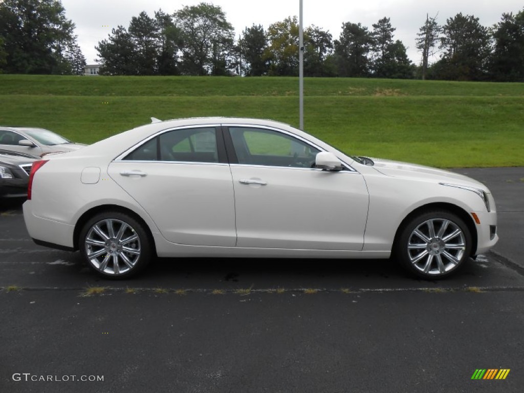 White Diamond Tricoat 2014 Cadillac ATS 2.0L Turbo AWD Exterior Photo #85218874