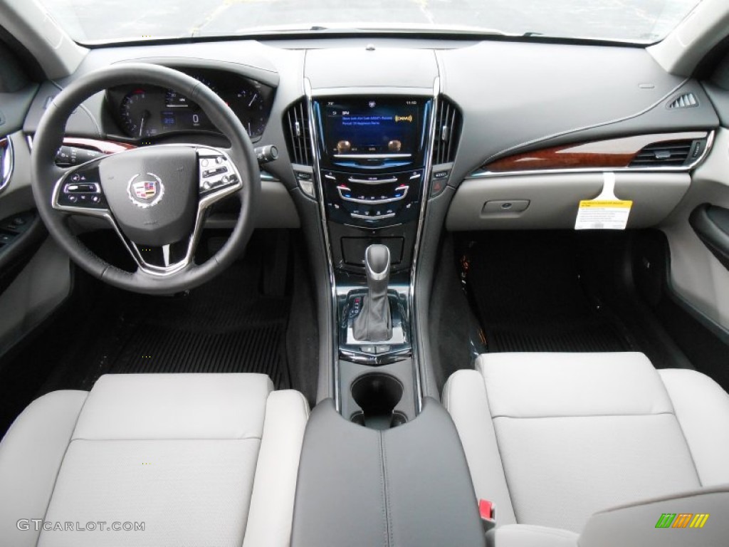 2014 Cadillac ATS 2.0L Turbo AWD Light Platinum/Jet Black Dashboard Photo #85219010