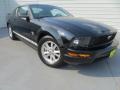 2009 Black Ford Mustang V6 Coupe  photo #2