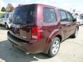 2013 Dark Cherry Pearl Honda Pilot EX-L 4WD  photo #3