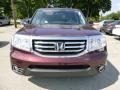 2013 Dark Cherry Pearl Honda Pilot EX-L 4WD  photo #8