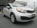 Bright Silver 2012 Kia Rio LX