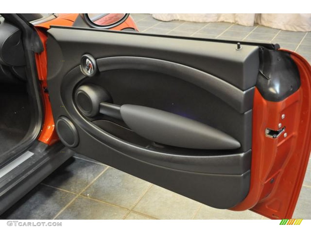 2014 Cooper Convertible - Spice Orange Metallic / Carbon Black photo #9