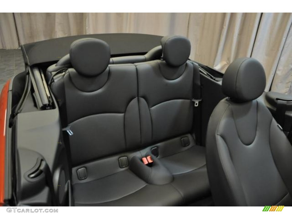 2014 Cooper Convertible - Spice Orange Metallic / Carbon Black photo #10