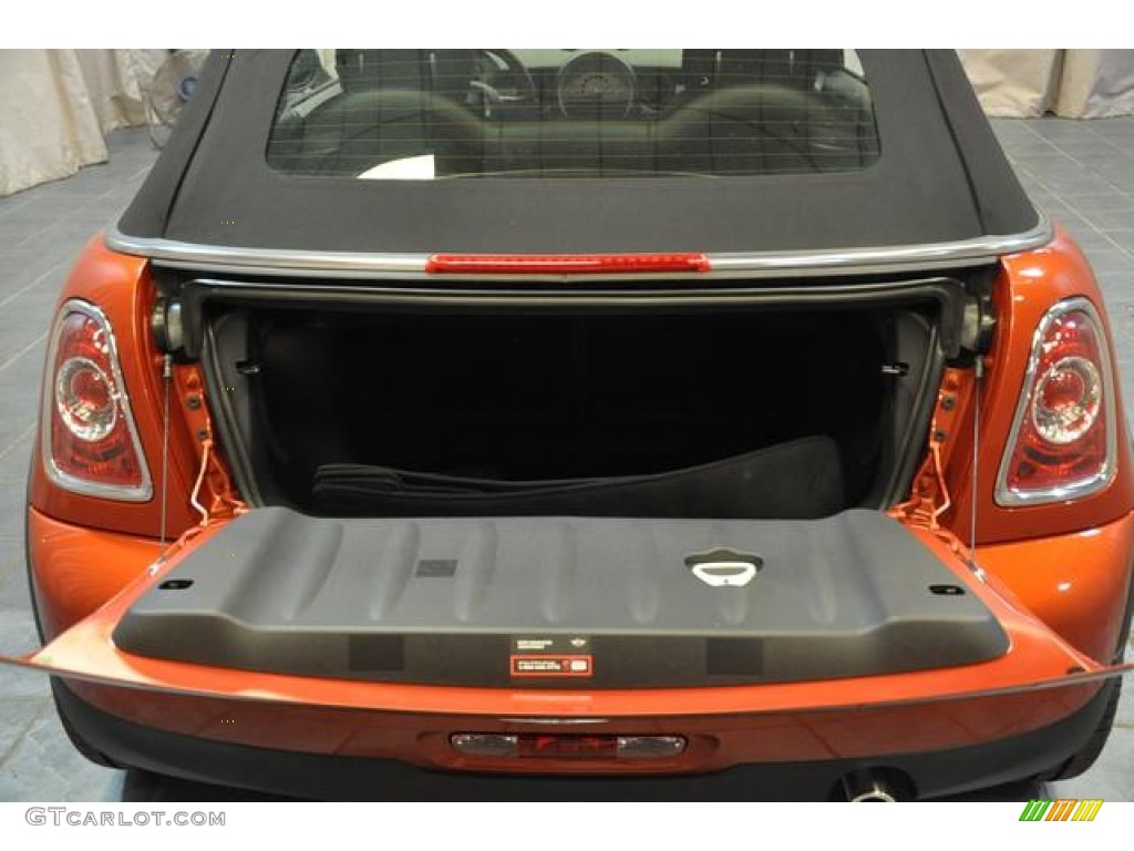 2014 Cooper Convertible - Spice Orange Metallic / Carbon Black photo #17