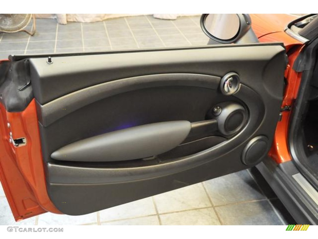 2014 Cooper Convertible - Spice Orange Metallic / Carbon Black photo #22