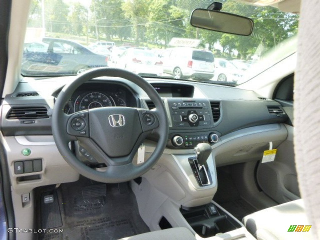 2013 CR-V LX AWD - Twilight Blue Metallic / Gray photo #12