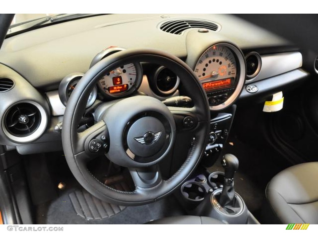 2014 Cooper Convertible - Spice Orange Metallic / Carbon Black photo #27