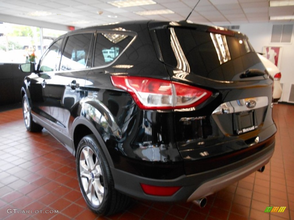 2013 Escape SEL 2.0L EcoBoost 4WD - Tuxedo Black Metallic / Charcoal Black photo #7