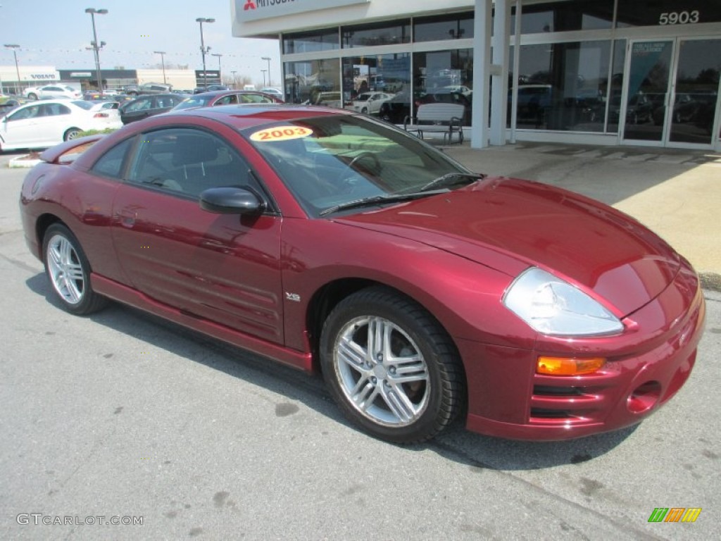 2003 Eclipse GT Coupe - Ultra Red Pearl / Sand Blast photo #1