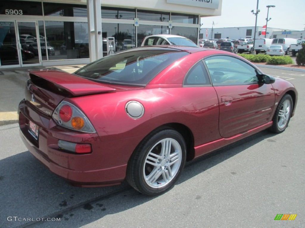 2003 Eclipse GT Coupe - Ultra Red Pearl / Sand Blast photo #4